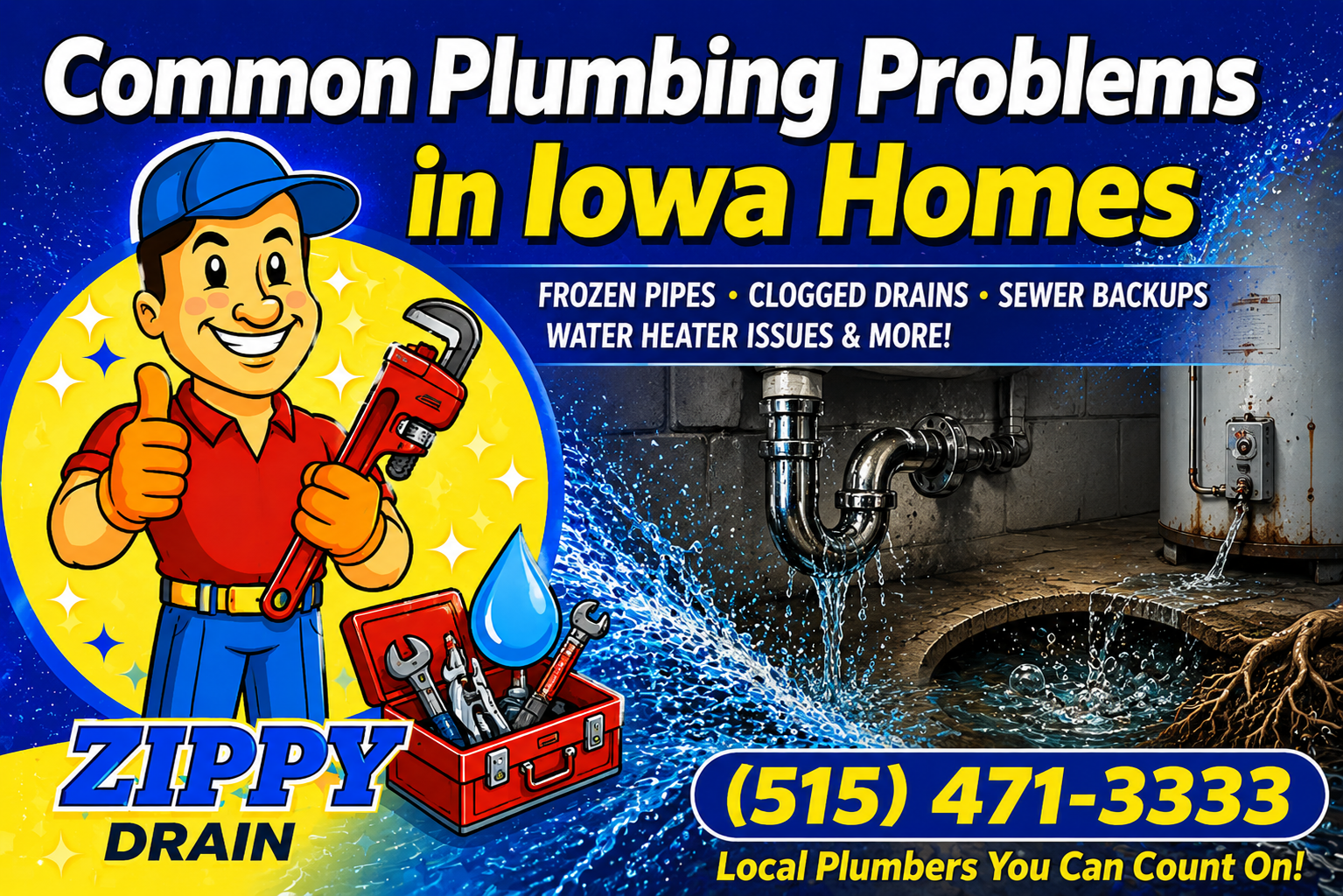 Common Plumbing Problems in Iowa Homes & How to Prevent Them