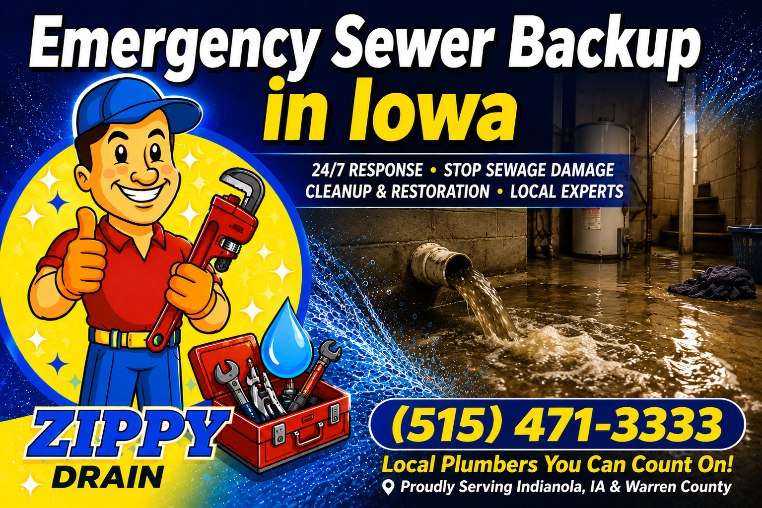 Emergency Sewer Backups: Causes, Warning Signs & Prevention