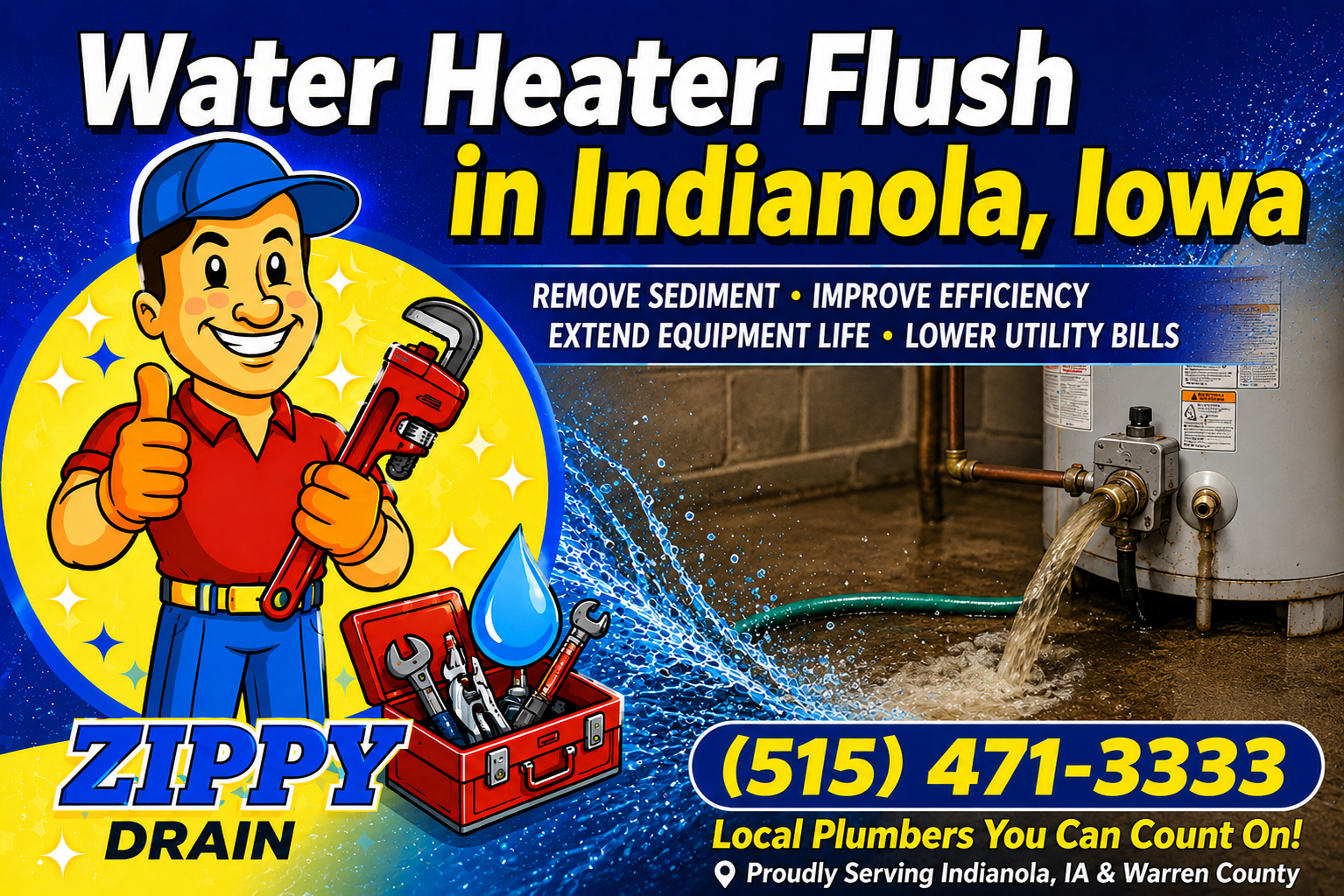 Water Heater Flush in Indianola Iowa