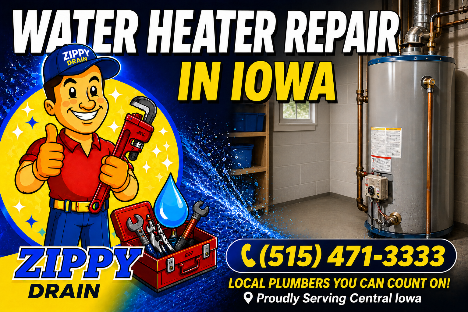 Reliable Water Heater Repair in Iowa: Problems, Maintenance and Replacement