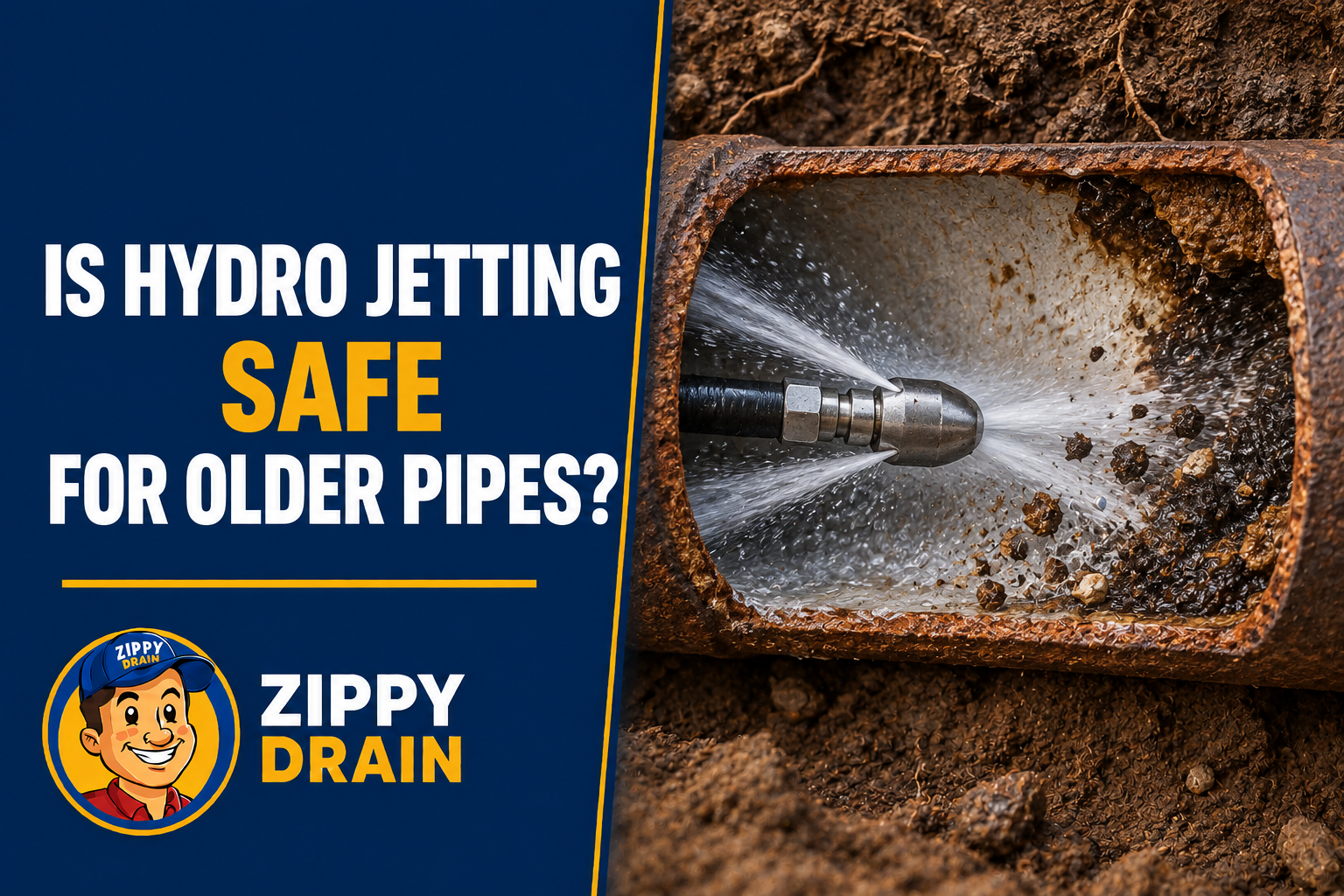 Is Hydro Jetting Safe for Older Pipes in Iowa?