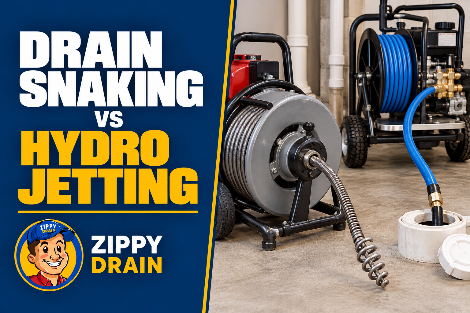 Drain Snaking vs Hydro Jetting in Central Iowa