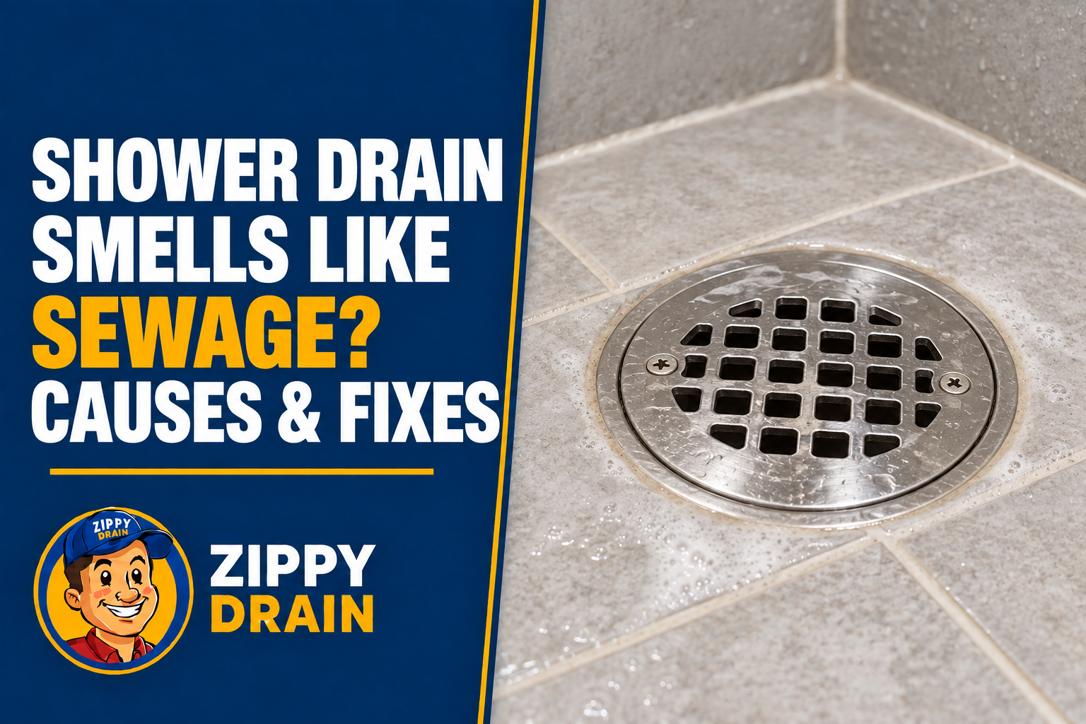 Why Does My Shower Drain Smell Like Sewage?
